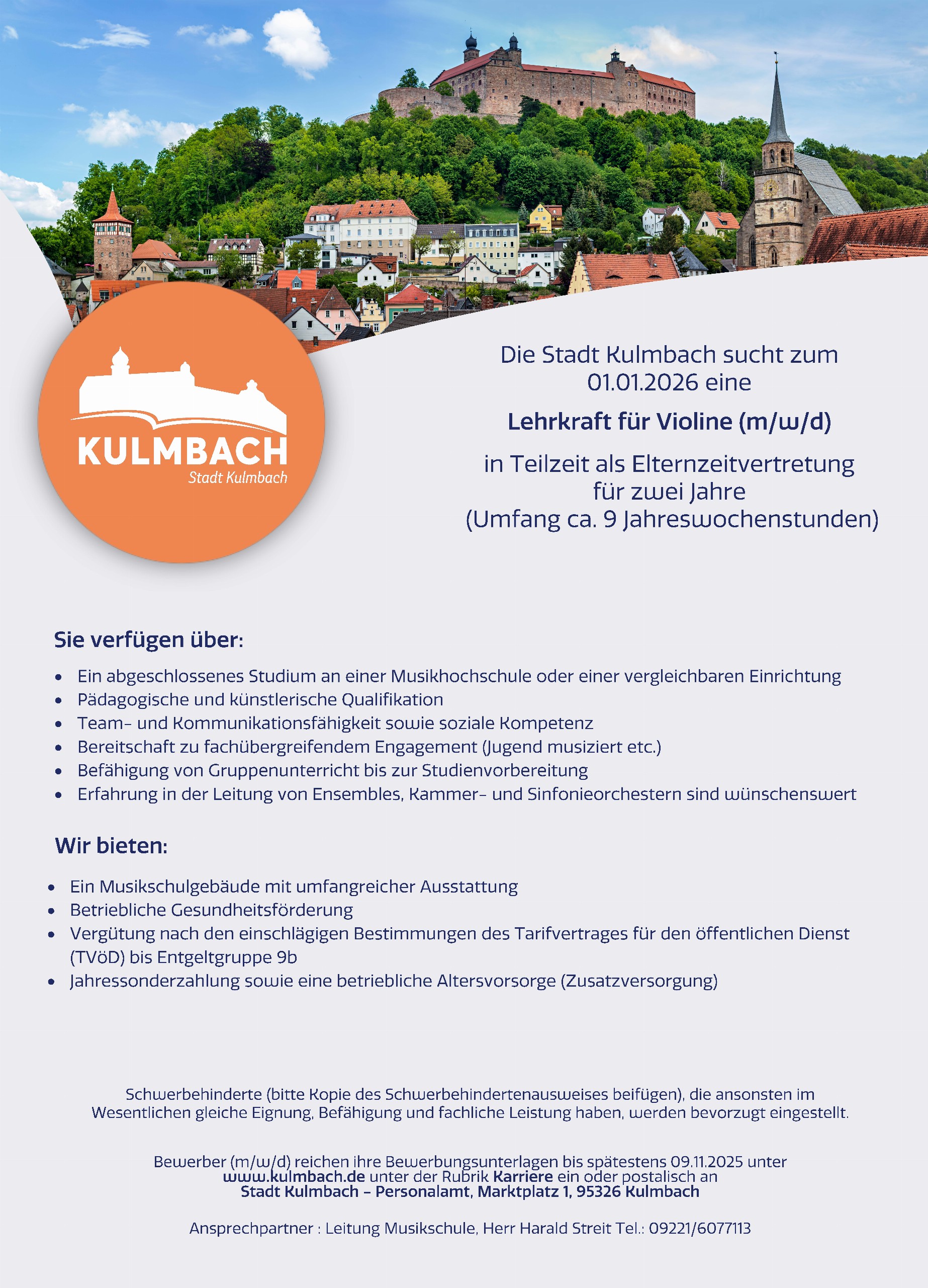 Stellenausschreibung - Lehrkraft für Violine 2026_Elternezeitvertretung.jpg
